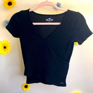 Small Hollister Knit Wrap Shirt